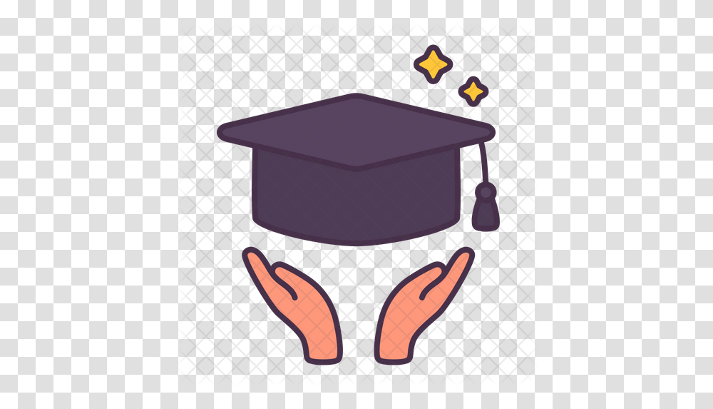 Graduation Cap Icon Graduation, Text, Magician, Performer Transparent Png