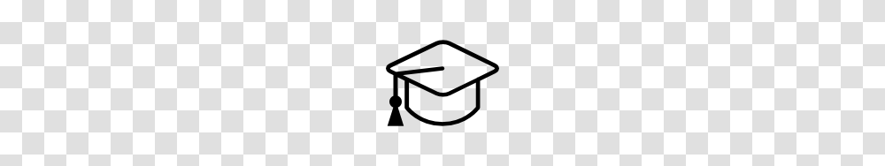 Graduation Cap Icons, Bow, Label, Stencil Transparent Png