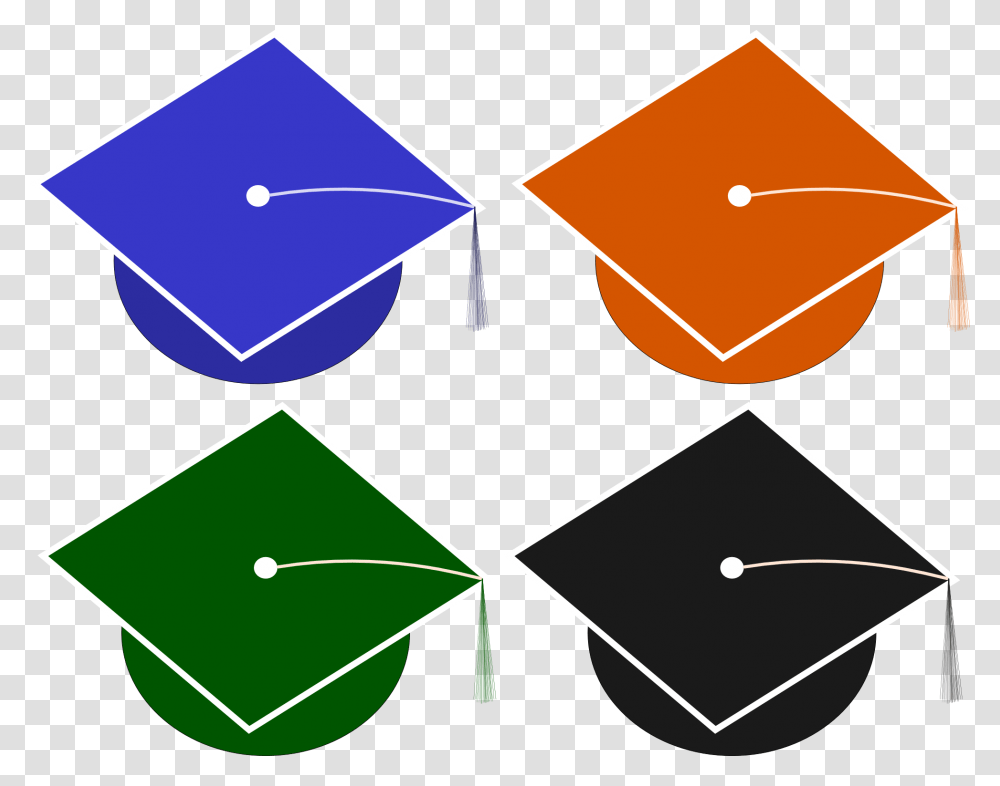 Graduation Caps Clip Art, Recycling Symbol Transparent Png