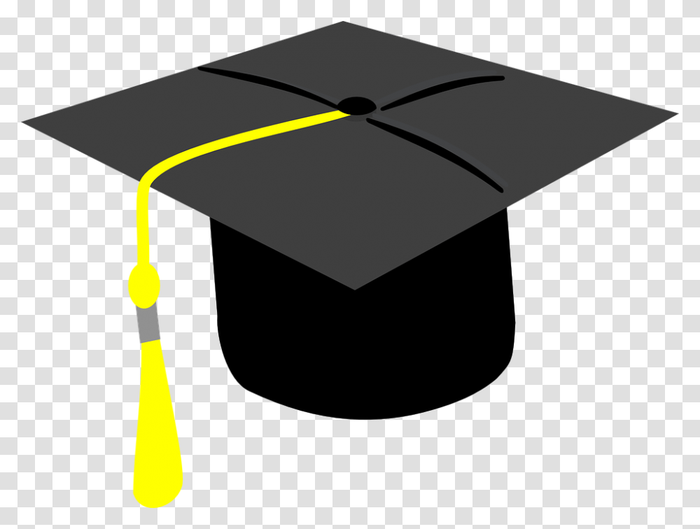 Graduation Clip Art Dromgae Top Orange And Black Graduation Cap, Bow, Lamp Transparent Png