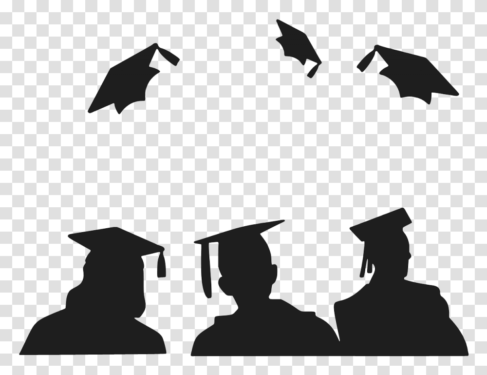 Graduation Clipart, Silhouette, Batman Logo, Stencil Transparent Png