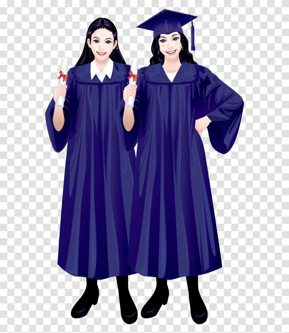 Graduation, Person, Female, Girl Transparent Png