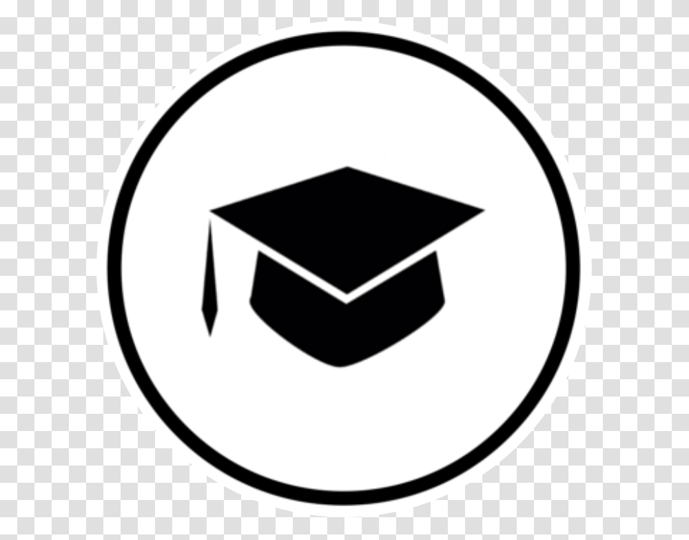 Graduation Fees Graduation Cap Clipart Icon Blue, Recycling Symbol, Stencil Transparent Png