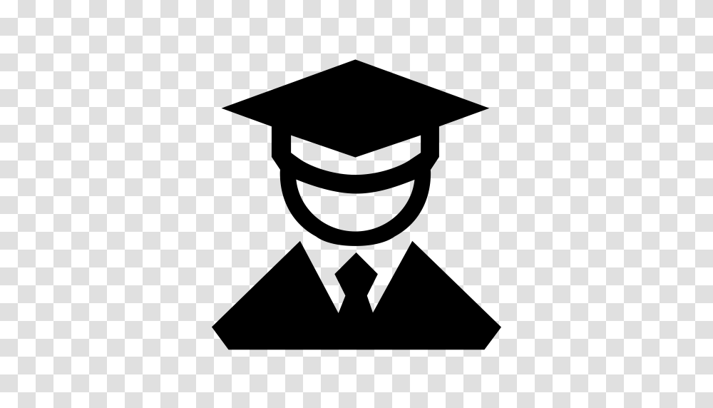Graduation Graduation Mortar Board Icon With And Vector, Gray, World Of Warcraft Transparent Png