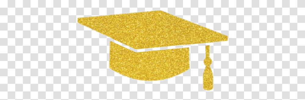 Graduation Graduationhat Graduationcap Glitter Gold Graduation Cap, Rug, Sponge, Lamp Transparent Png