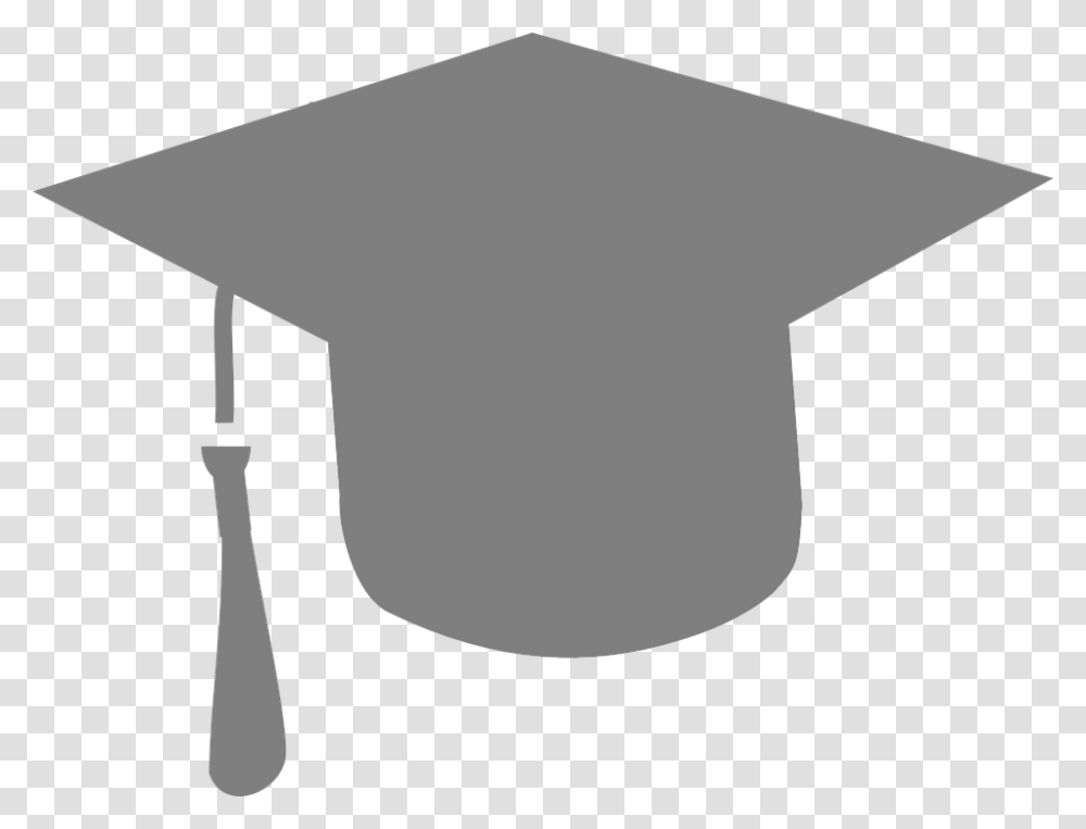 Graduation Hat, Apparel, Stencil, Silhouette Transparent Png