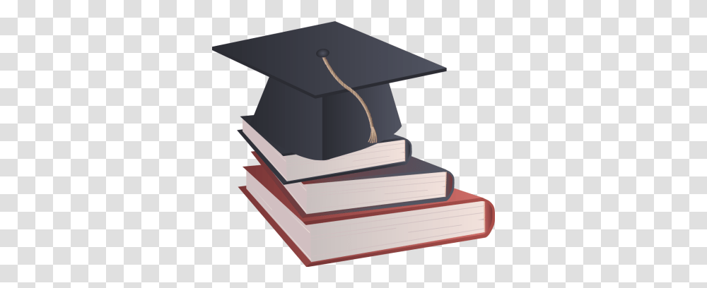 Graduation Hat Free Clip Art Of A Graduation Cap Clipart Image, Box, Book Transparent Png