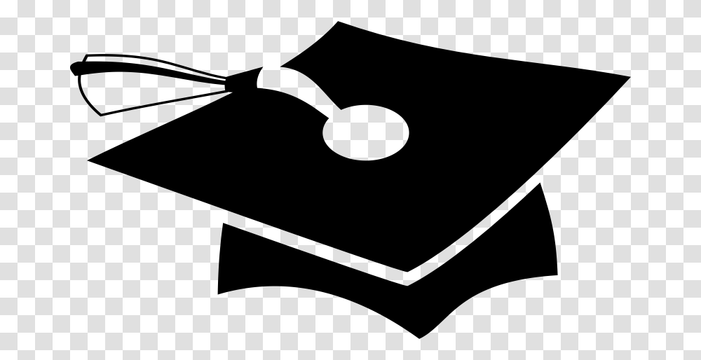 Graduation Hat Monochrome Icon Graduation Hat Hd Black N White, Gray, World Of Warcraft Transparent Png