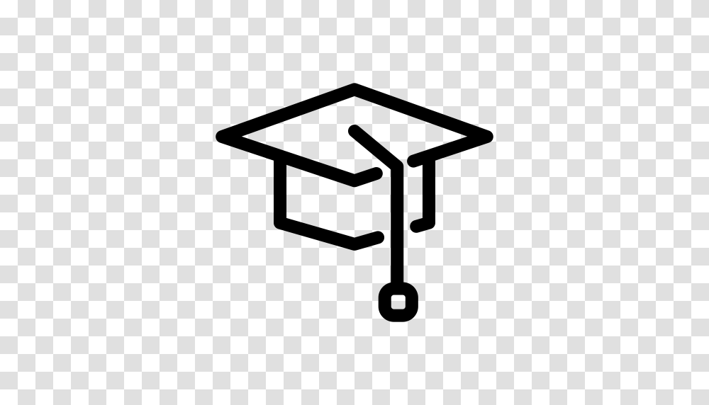Graduation Hat School Learn Education Study Icon, Gray, World Of Warcraft Transparent Png