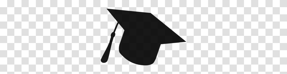 Graduation Hat Silhouette Black Clip Art, Accessories, Accessory, Jewelry, Necklace Transparent Png