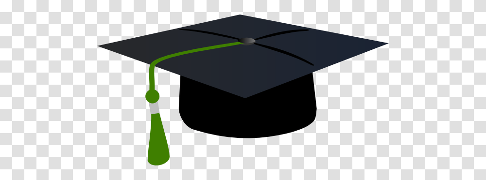 Graduation Hat With Green Tassle Clip Art, Canopy, Student Transparent Png