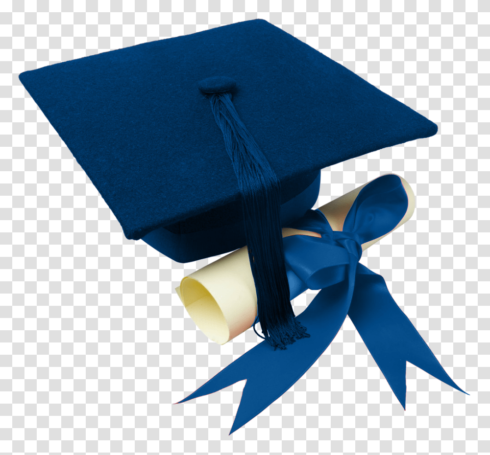 Graduation Images Blue Cap And Diploma, Cross, Machine Transparent Png