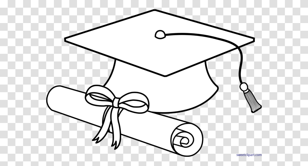 Graduation Lineart Clip Art, Document, Diploma, Label Transparent Png