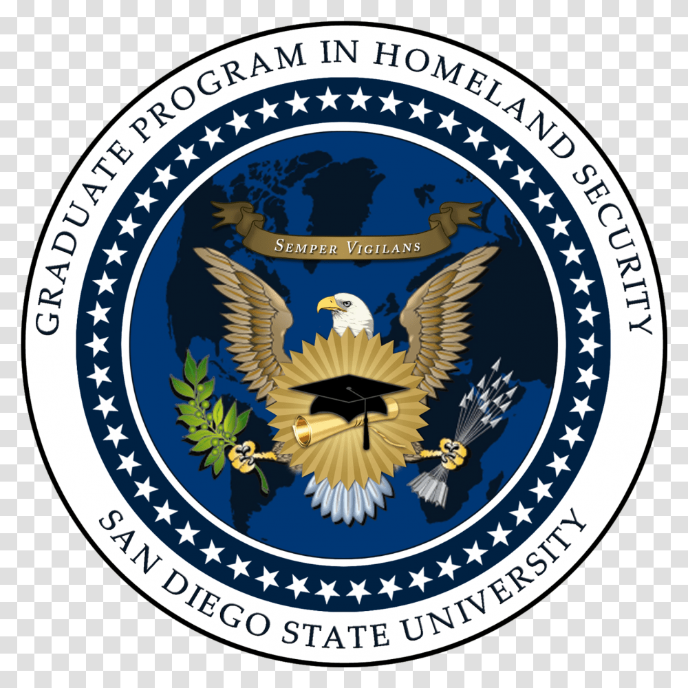 Graduation Sdsu Homeland Security Circle Technology Frame, Logo, Symbol, Trademark, Rug Transparent Png