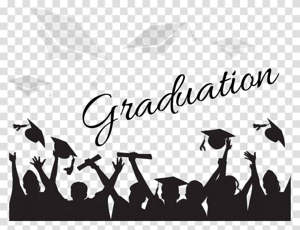 Graduation Silhouette, Bird, Animal, Person Transparent Png