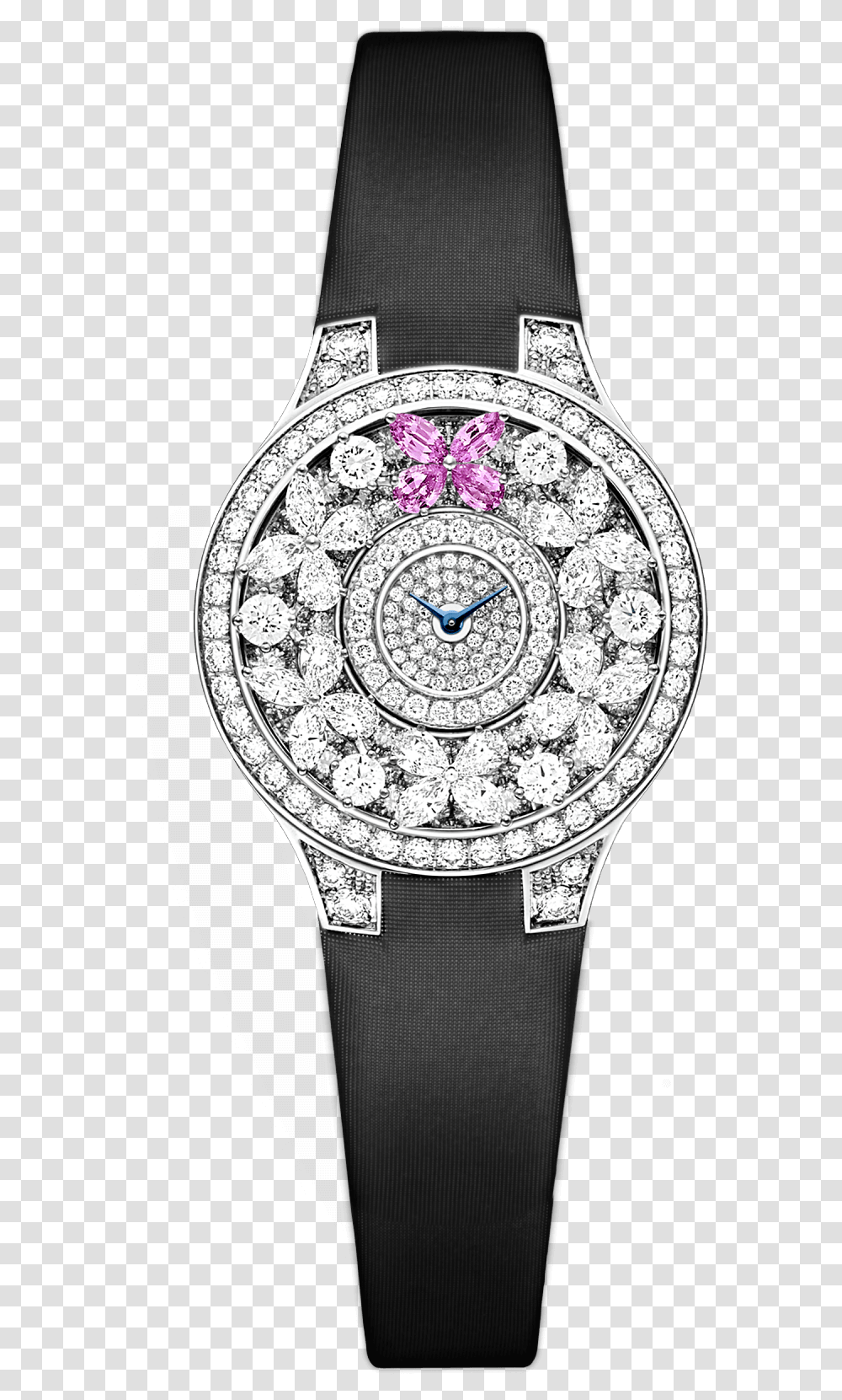 Graff Diamond Ladies Watch, Wristwatch, Clock, Analog Clock, Accessories Transparent Png