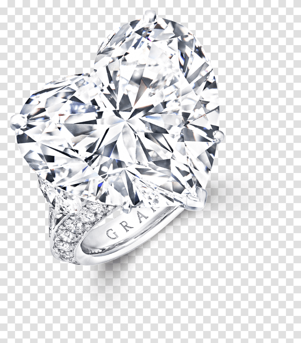 Graff Heart Diamond Ring, Gemstone, Jewelry, Accessories, Accessory Transparent Png