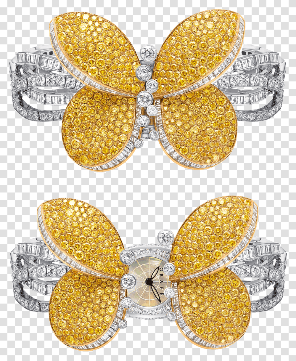 Graff Princess Butterfly Watch, Accessories, Accessory, Jewelry, Brooch Transparent Png