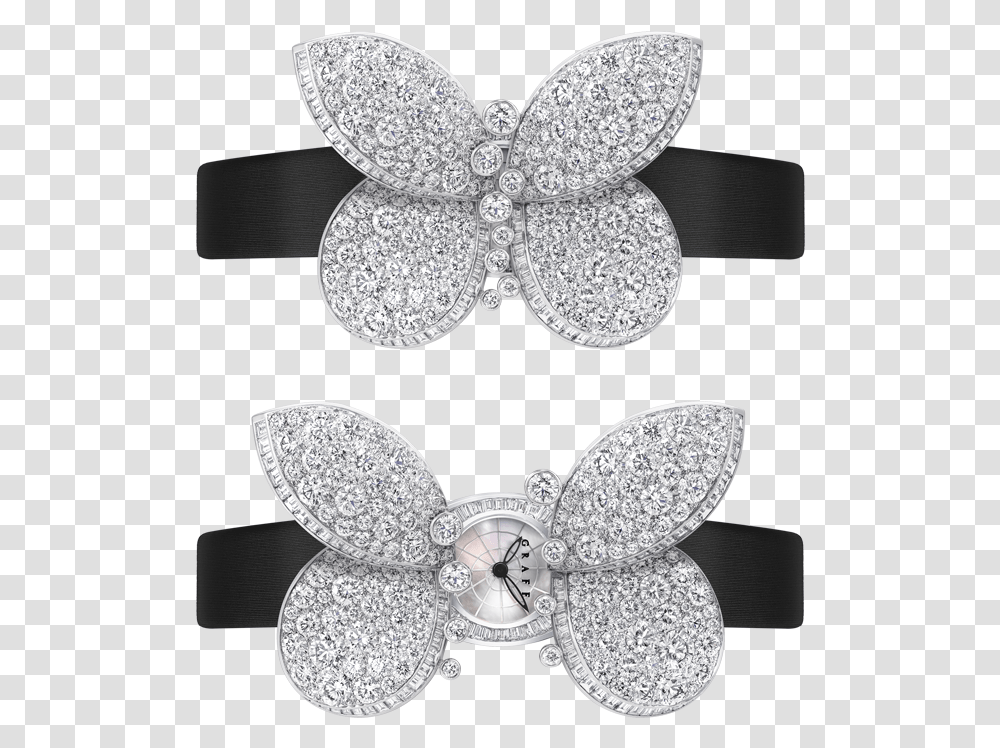 Graff Princess Butterfly White Gold Amp Diamonds Ladies, Accessories, Accessory, Jewelry, Gemstone Transparent Png