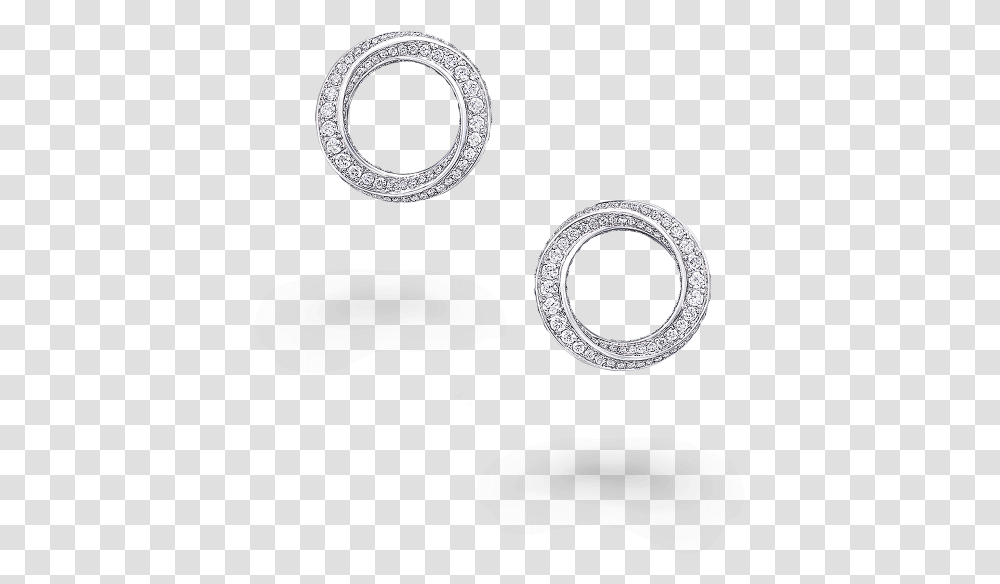 Graff Spiral Pave Diamond Earrings In White Gold Body Jewelry, Shower Faucet, Label, Washer Transparent Png
