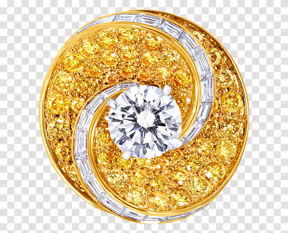 Graff Twist Diamond, Gold, Gemstone, Jewelry, Accessories Transparent Png
