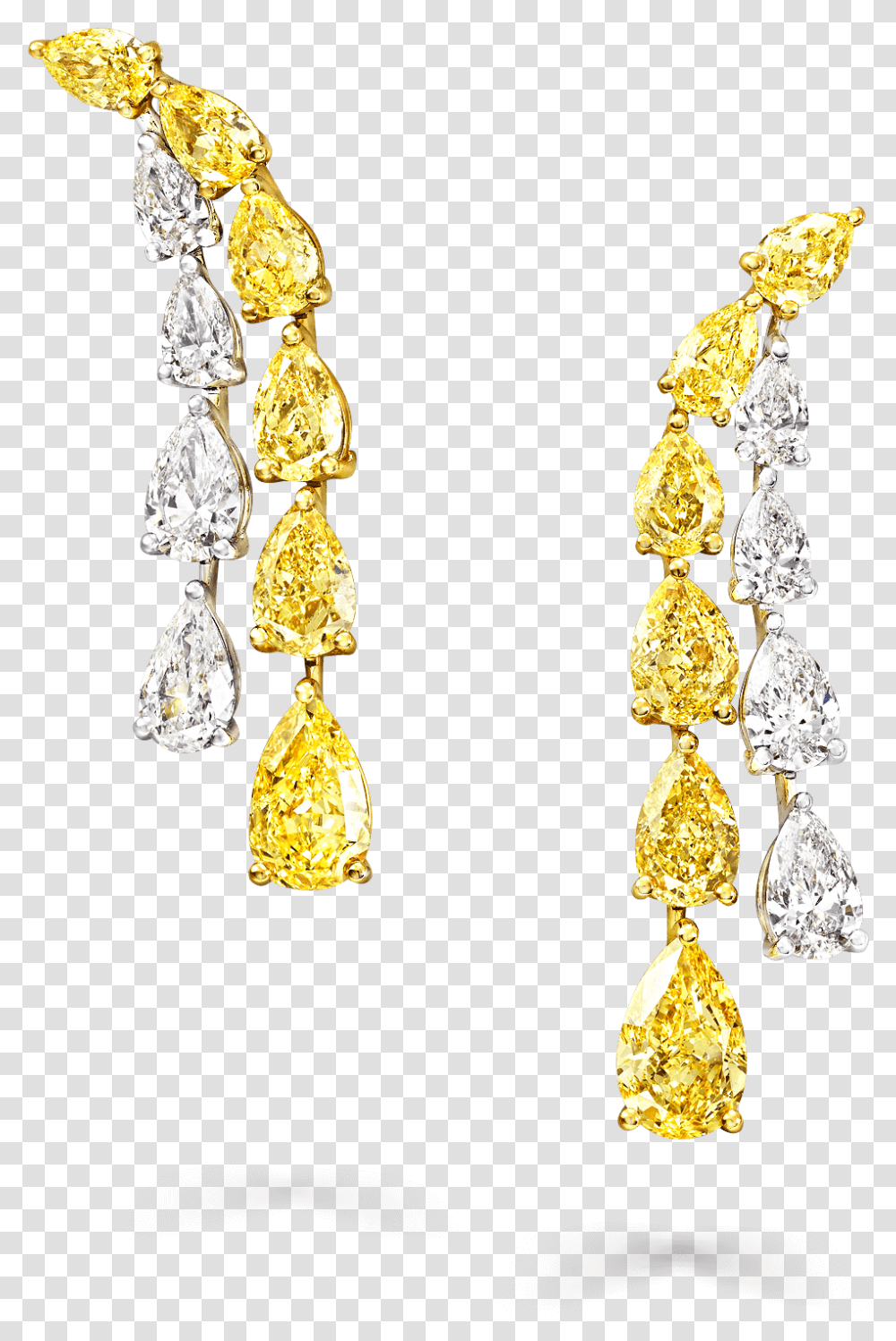 Graff Yellow Diamond Earrings, Accessories, Accessory, Jewelry, Gold Transparent Png