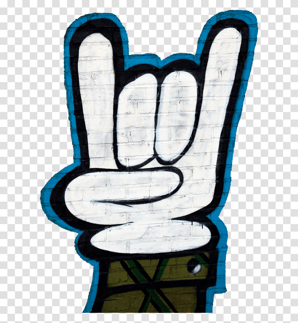 Graffiti Hand Signals Isolated Corna Mano Cornuta Graffiti, Label, Modern Art Transparent Png