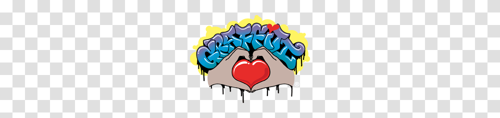 Graffiti Heart Inspiring Health Art In The Community, Pillow, Cushion, Teeth, Mouth Transparent Png