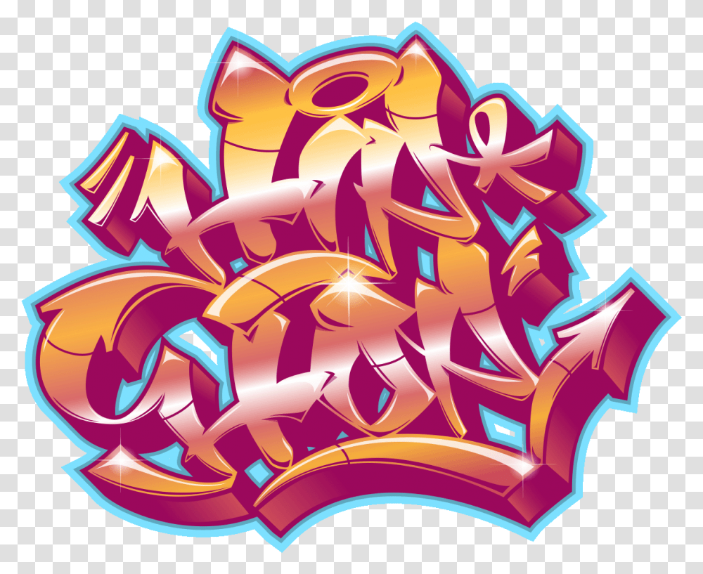 Graffiti Hip Hop, Purple, Pattern Transparent Png