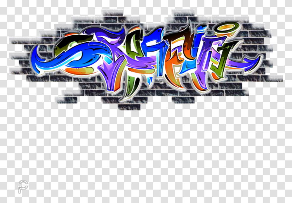 Graffiti Text Wall Textstickers Picsartpassion De Myedi Graphic Design, Mural, Painting Transparent Png