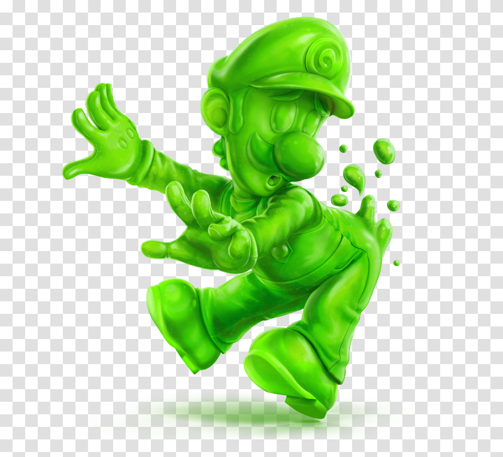 Gragger Clipart Super Smash Bros Ultimate Gooigi, Green, Toy, Plant, Alien Transparent Png
