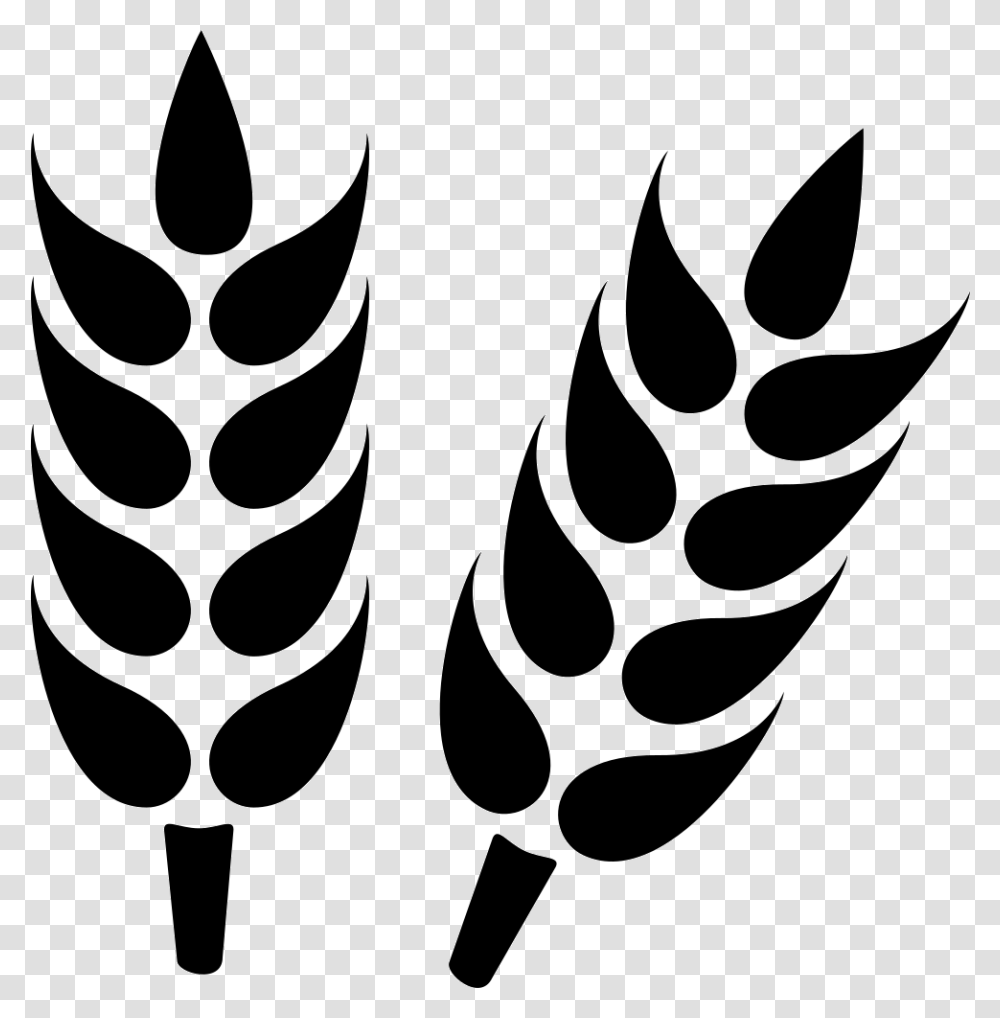 Grain Clipart Wheet, Stencil, Silhouette, Texture Transparent Png