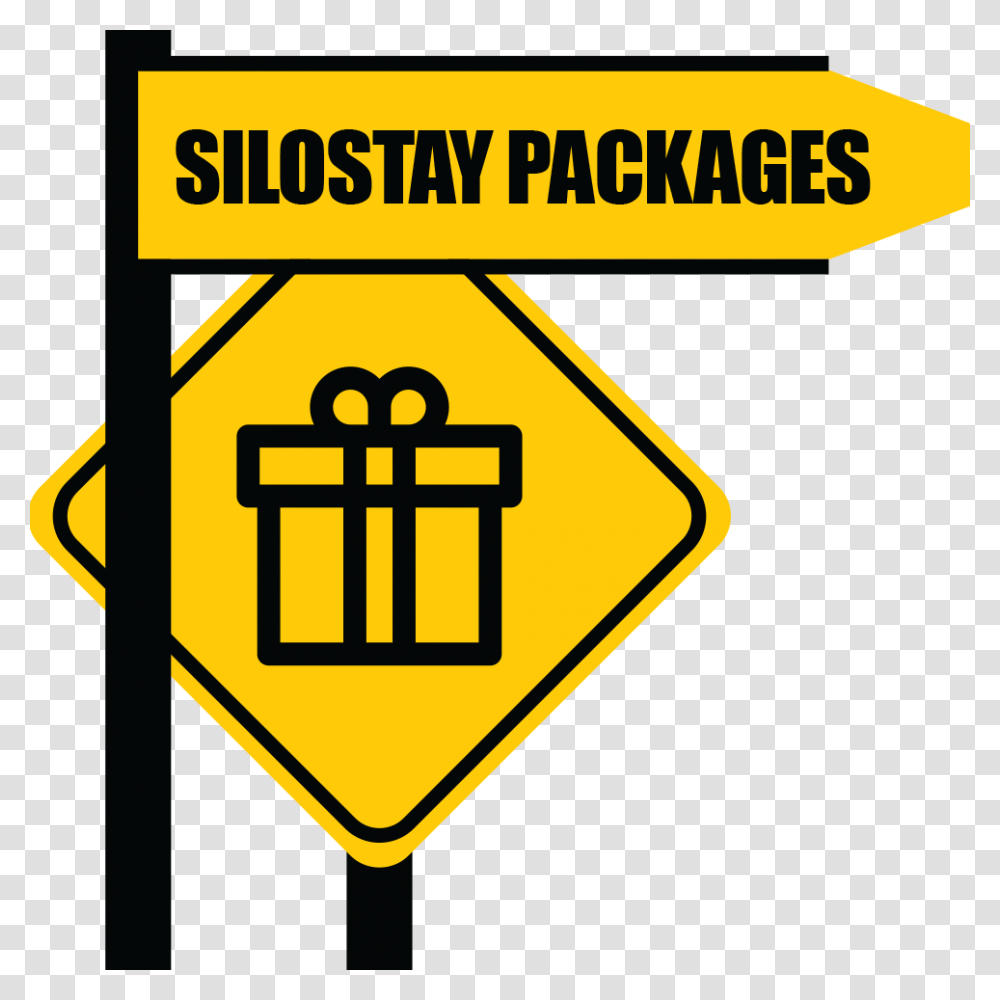 Grain Silo Clipart Hands Holding A Gift Vector, Road Sign Transparent Png