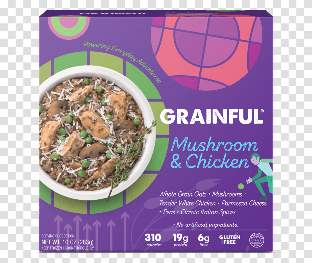 Grainful Amazon 3d Mockup V1 Mushroom Chicken Mince And Tatties, Advertisement, Poster, Flyer, Paper Transparent Png