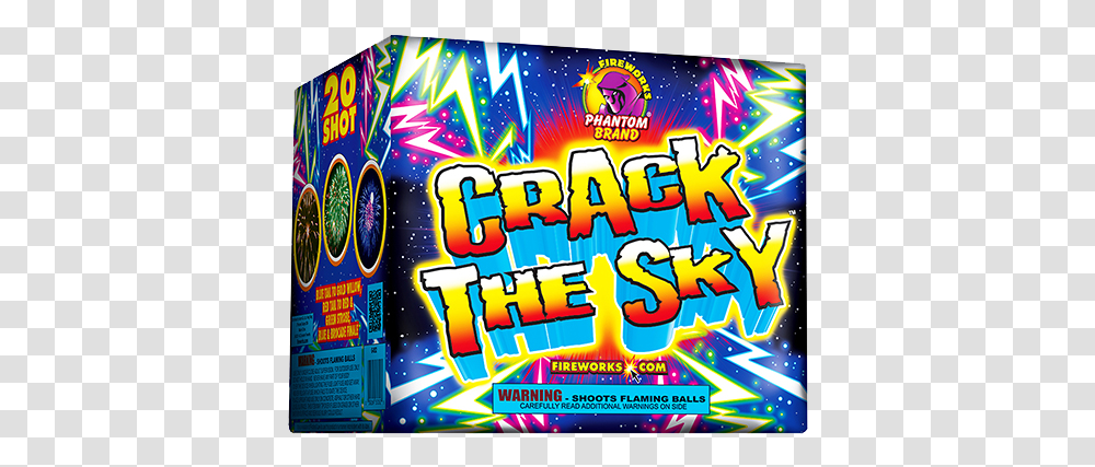 Gram Firework Repeater Crack The Sky Phantom Fireworks, Game, Slot, Gambling, Flyer Transparent Png
