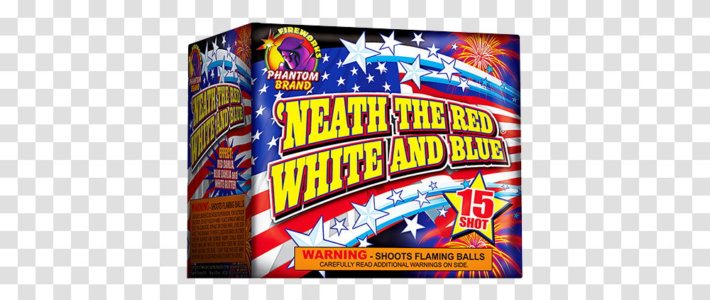 Gram Firework Repeater Neath The Red White And Graphic Design, Advertisement, Flyer, Poster, Paper Transparent Png