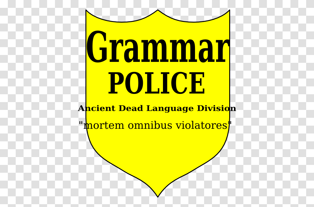 Grammar Police Latin Clip Art, Logo, Trademark Transparent Png