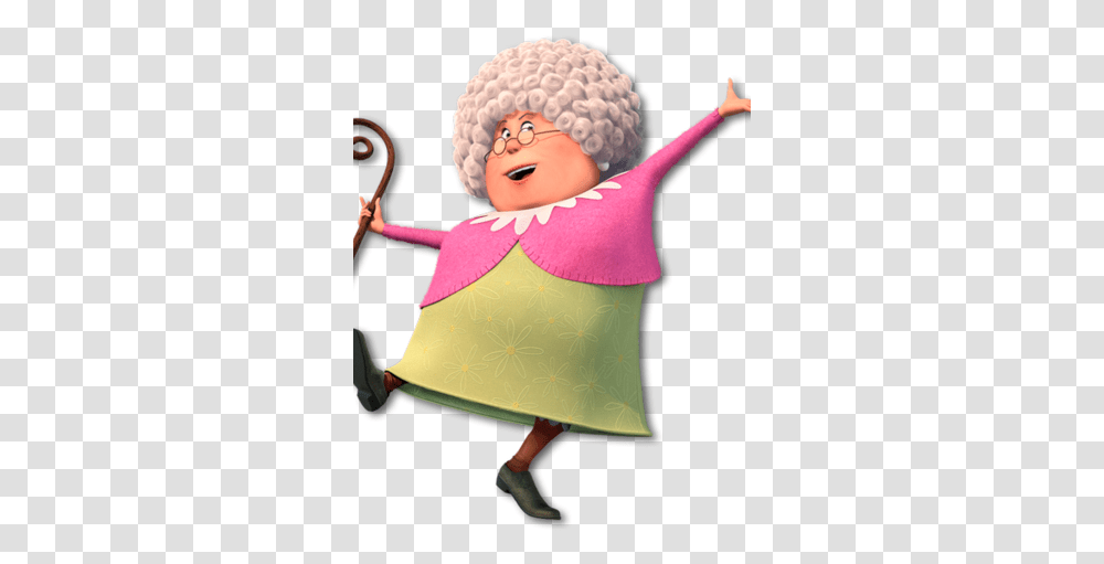 Grammy Norma Grandma From The Lorax, Clothing, Apparel, Head, Doll Transparent Png