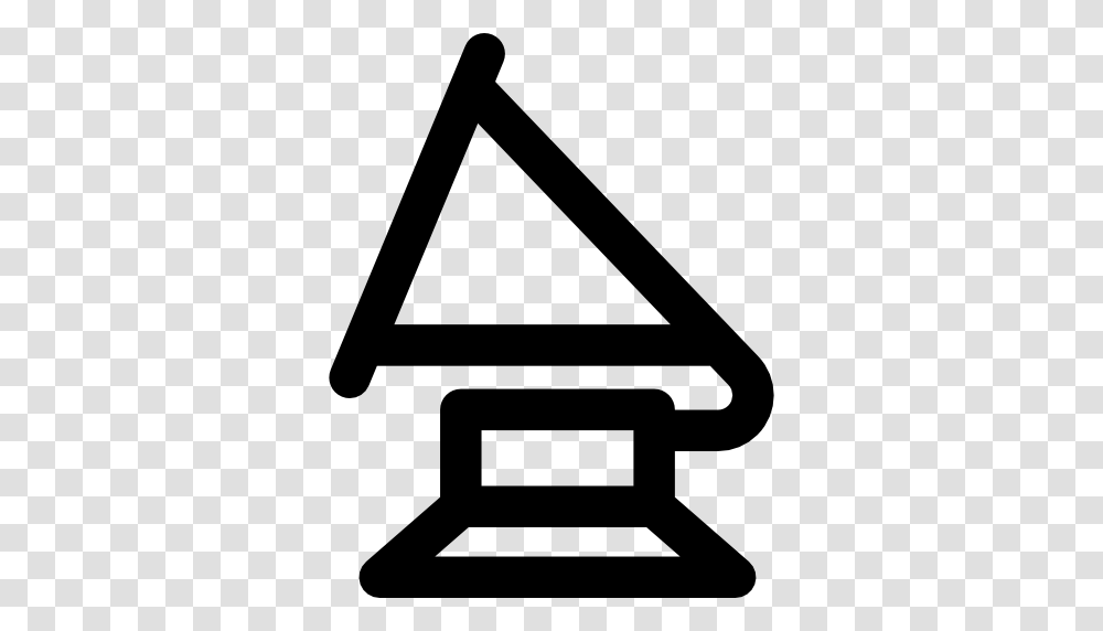 Grammy, Triangle, Axe, Tool Transparent Png