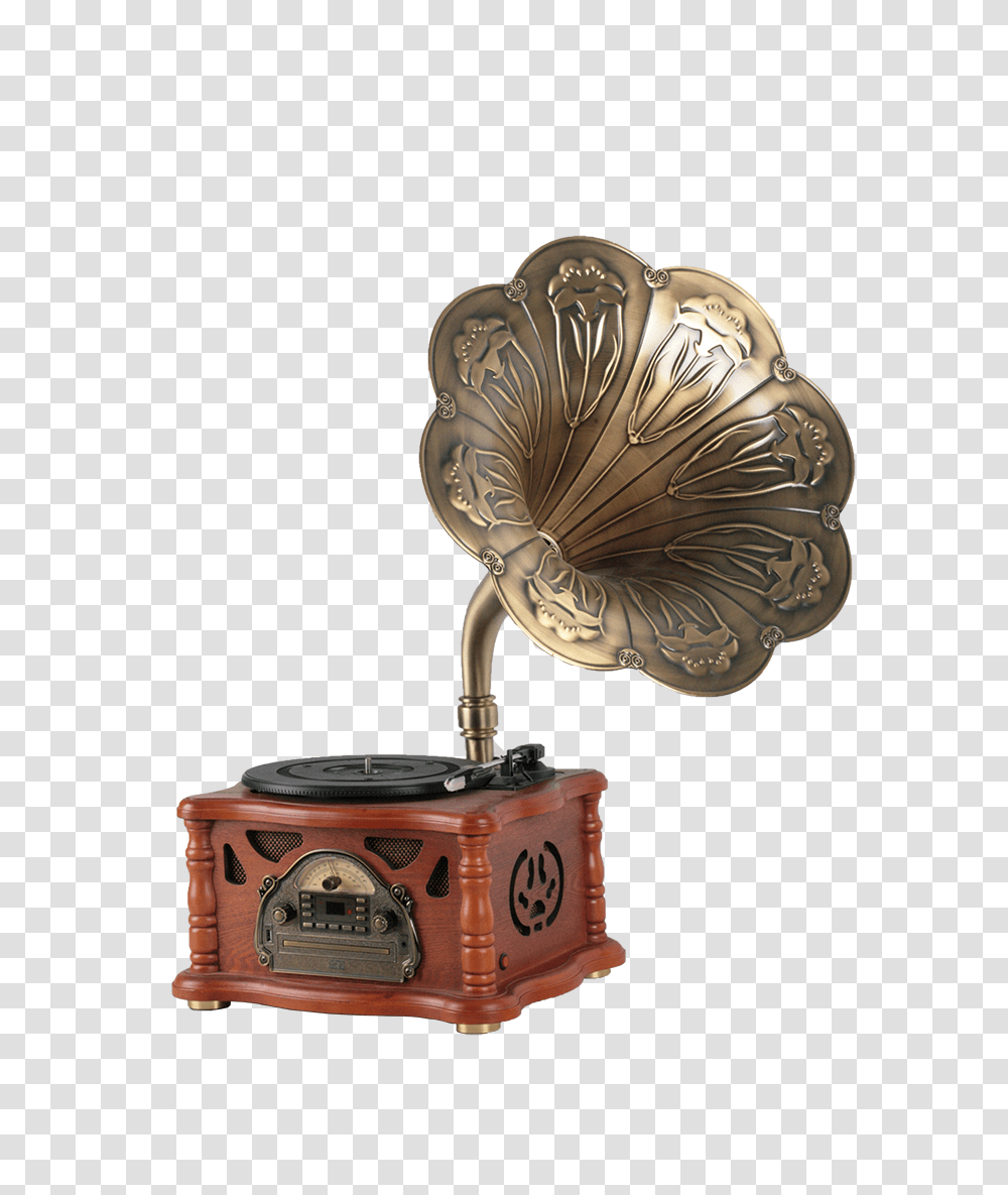 Gramophone Vinyl Phonograph Transparen, Bronze, Brass Section, Musical Instrument, Horn Transparent Png