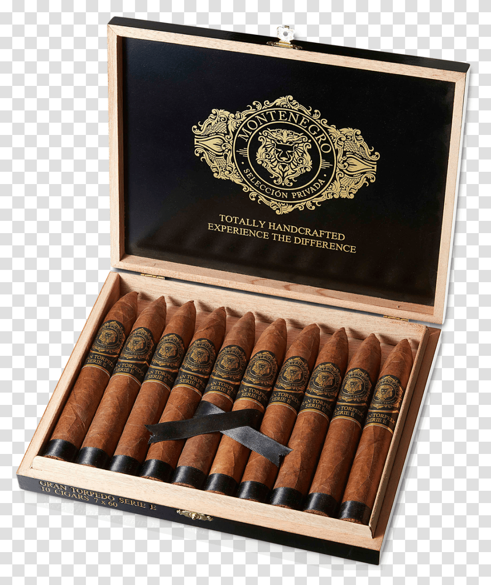 Gran Torpedo Serie E Box 10 Cigars Cigars, Passport, Id Cards, Document Transparent Png