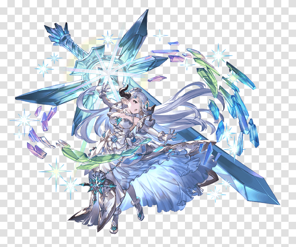 Granblue Fantasy Female Characters Anime Lines, Dragon, Art, Graphics, Pattern Transparent Png