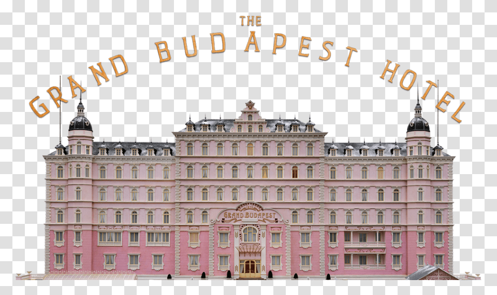 Grand Budapest Hotel Illustration, Downtown, City, Urban, Building Transparent Png