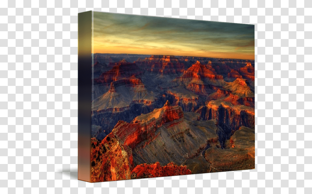 Grand Canyon National Park, Mountain, Outdoors, Nature, Painting Transparent Png