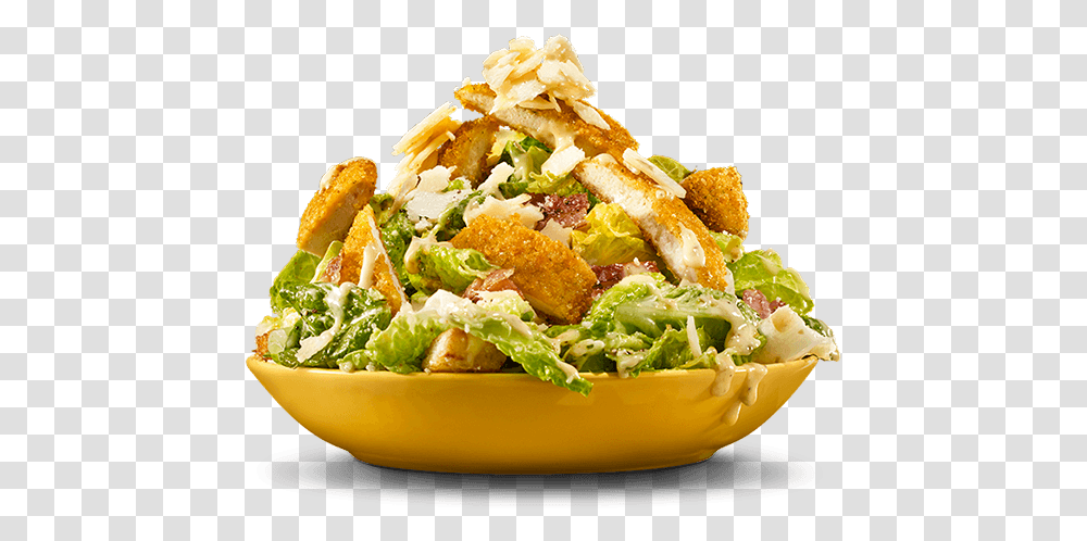 Grand Chicken Caesar Salad, Food, Plant, Hot Dog, Lunch Transparent Png