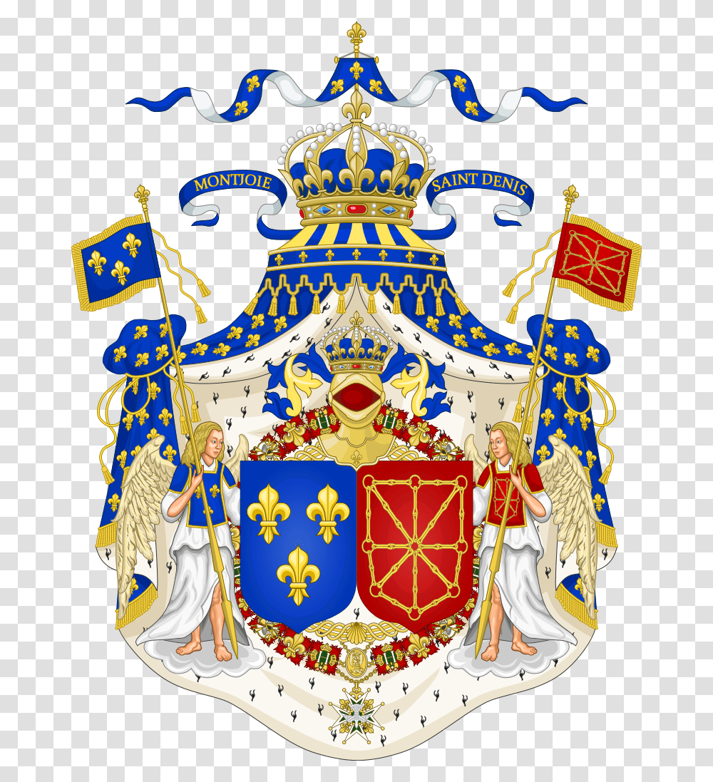 Grand Coat Of Arms Of France And Navarre Ancien, Person, Architecture, Building Transparent Png