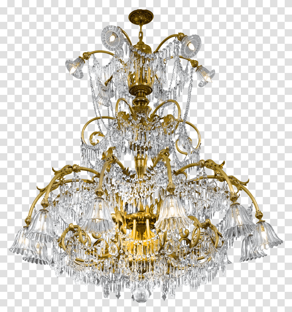 Grand Crystal Chandelier High Res Grand Chandelier Hd, Lamp Transparent Png