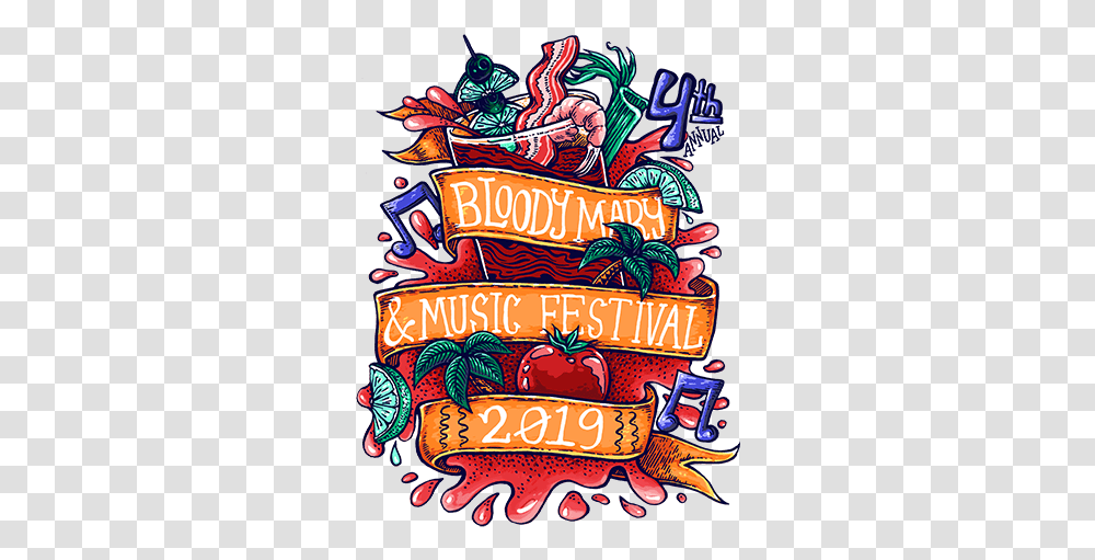 Grand Lagoon's Annual Bloody Mary And Music Festival Clip Art, Advertisement, Poster, Flyer, Paper Transparent Png