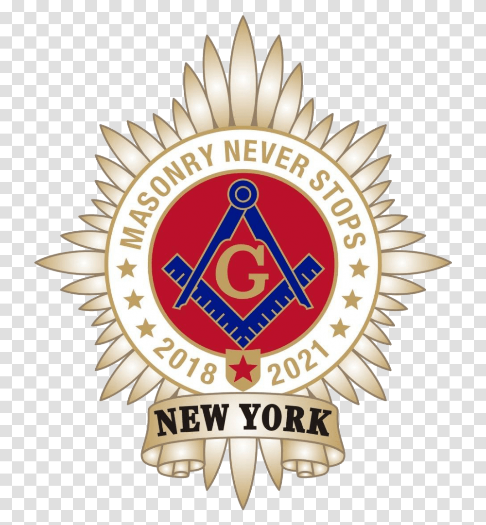 Grand Lodge Of Free Accepted Masons Freemasonry New York, Logo, Symbol, Trademark, Badge Transparent Png