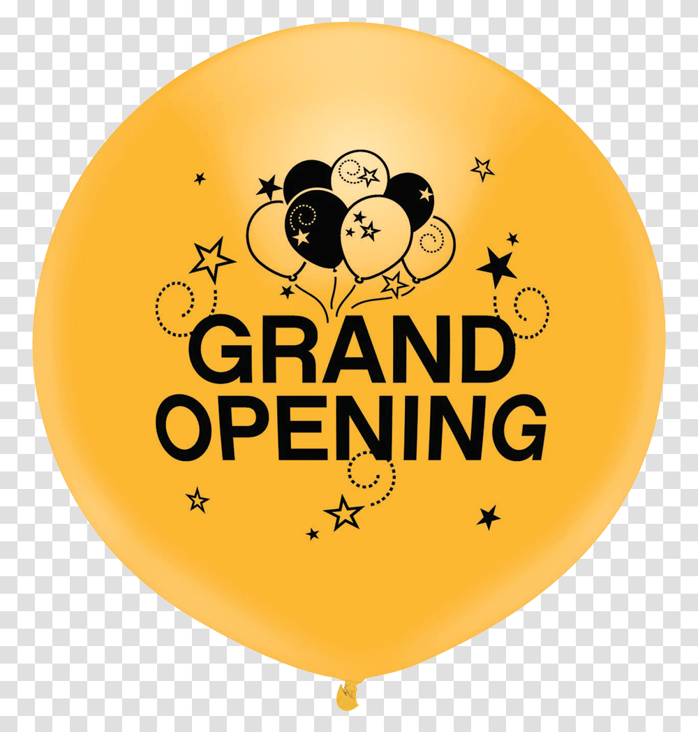 Grand Opening 17 Gold Wblack Ink Pioneer Balloon Canada, Logo, Symbol, Trademark, Word Transparent Png